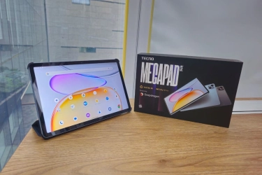 Mencoba Tecno Megapad SE, Tablet Murah dengan Tombol AI Nyentrik