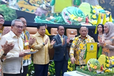 Setya Novanto Kembali Muncul di DPR, Hadiri HUT Ke-58 Fraksi Golkar
