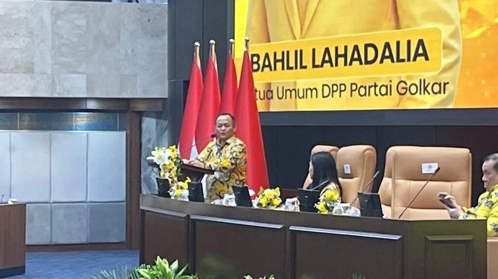 HUT Fraksi Golkar, Sarmuji Kenang Jasa Setya Novanto: Saya Banyak Belajar Menghadapi Tekanan