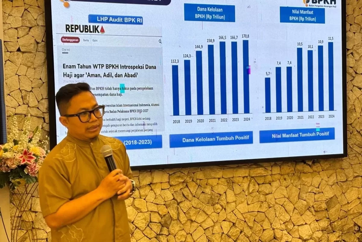70 Persen Hasil Pengelolaan Dana Haji Dinikmati Jamaah Berangkat, BPKH Siapkan Skema  yang Lebih Adil