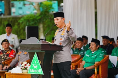 Kapolri Ajak GP Ansor dan Banser Perkuat Sinergi, Jaga Kamtibmas dan Dukung Program Pemerintah