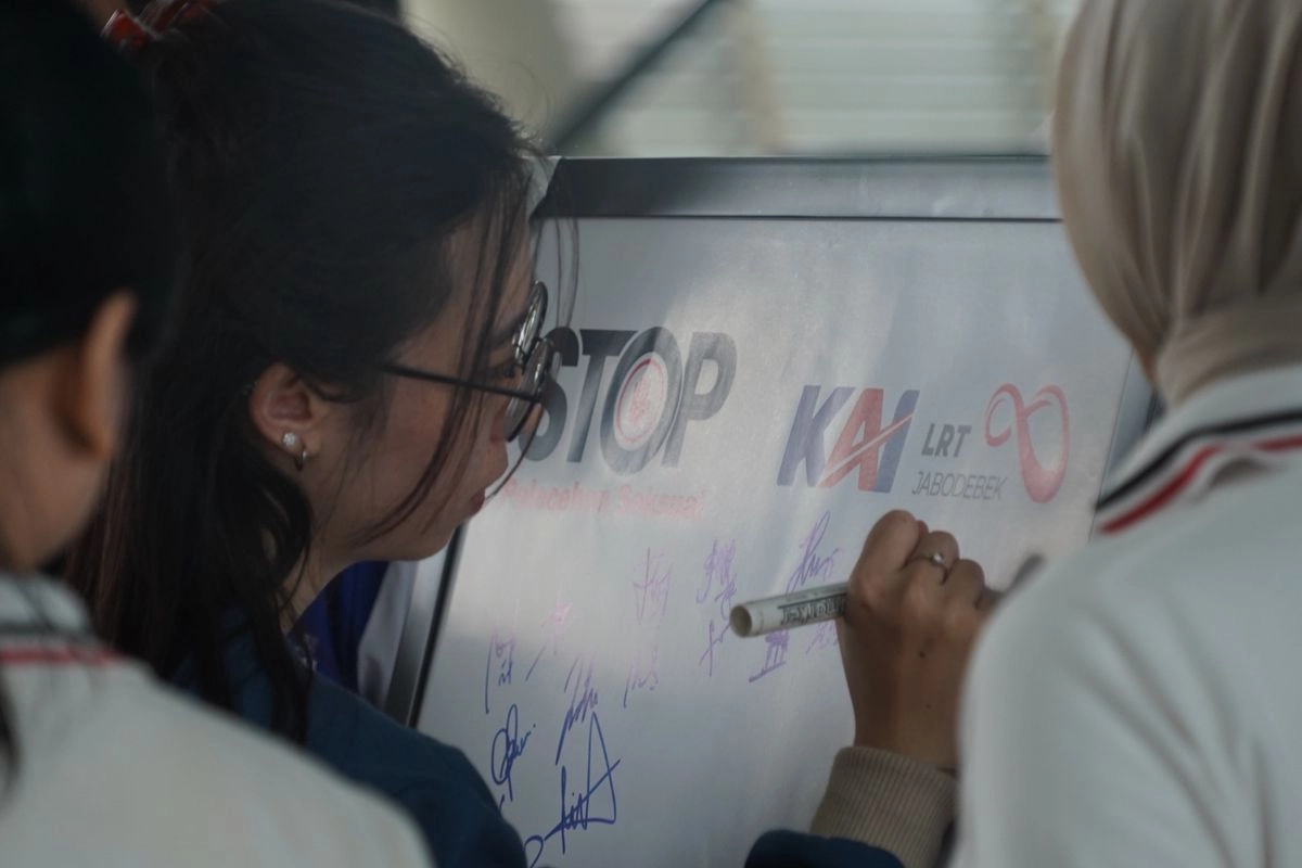 KAI Gelar Sosialisasi Cegah Pelecehan Seksual di LRT Jabodebek