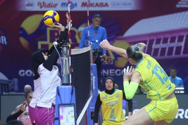 Jakarta Popsivo Polwan Taklukkan Jakarta Electric PLN Mobile dengan Skor 3-2