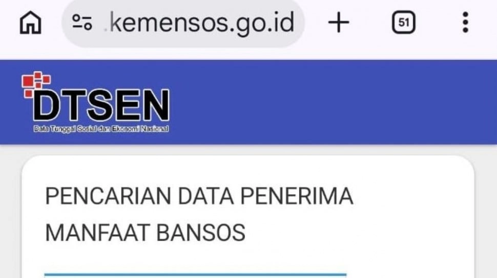 Pakai NIK, Cara Mudah Cek Bansos dan Desil DTSEN
