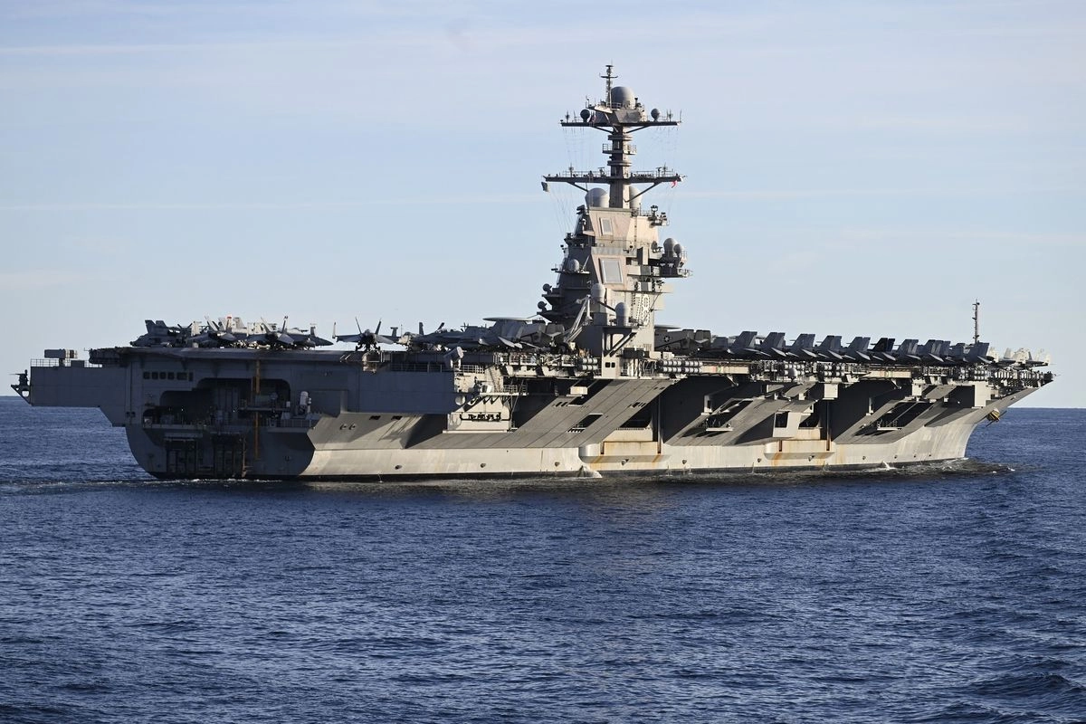 USS Gerald R Ford, Kapal Induk AS Paling Canggih yang Menuju Timur Tengah