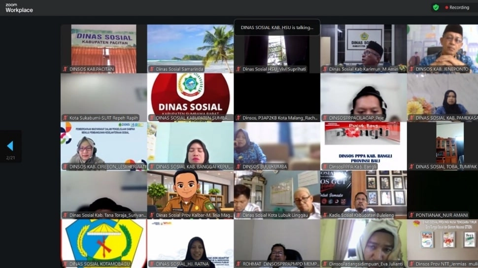 Kemensos Pandu Operator Dinsos se-Indonesia Cara Reaktivasi PBI JK