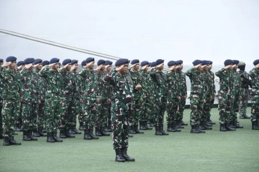 TNI Mulai Apel Gelar Pasukan yang Hendak Dikirim ke Gaza