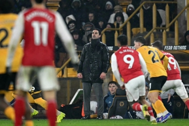 Wolves vs Arsenal, Arteta Keluhkan Performa di Bawah Standar