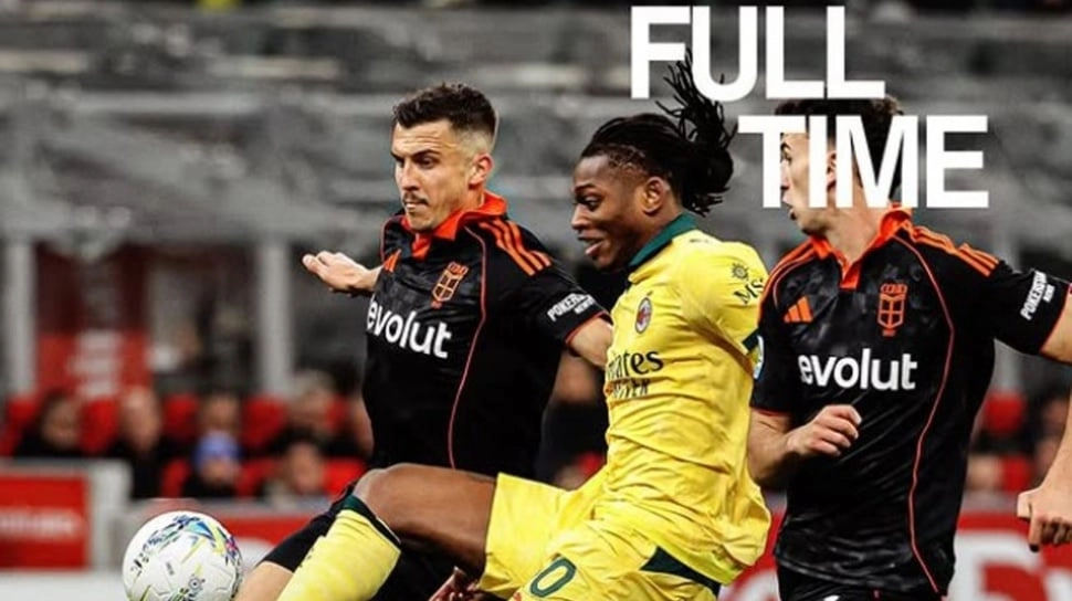 Hasil Liga Italia: Rafael Leao Selamatkan AC Milan dari Kekalahan Lawan Klub Bos Djarum