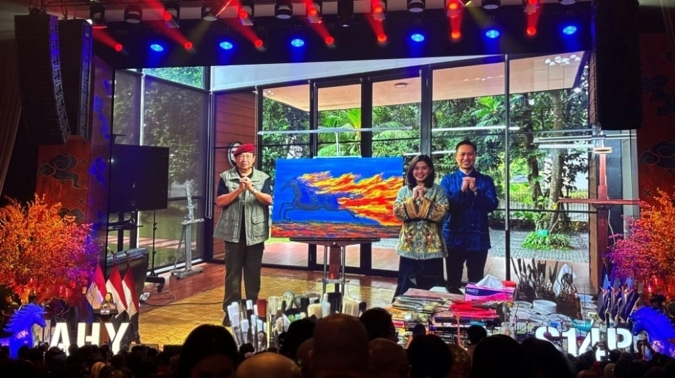 Lukisan 'Kuda Api' Karya SBY Laku Rp6,5 Miliar untuk Aksi Kemanusiaan