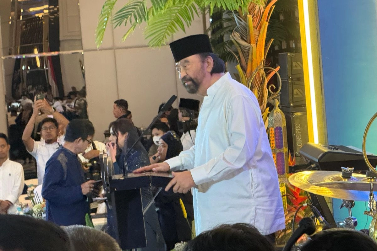 Di Buka Bersama Nasdem, Surya Paloh Tekankan untuk Perkuat Menahan Godaan