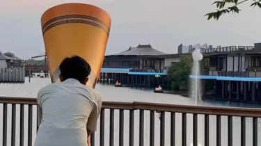 Spot Ngabuburit Baru di Pesisir Jakarta: Sensasi Teriak Jadi Air Mancur Raksasa di Tepi Laut!