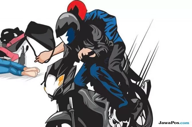 Ketahuan, Pelaku Jambret yang Gunakan Motor Pengangkut Sampah Diamankan