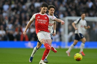 Hasil HT Tottenham Vs Arsenal 1-1: Gol Eze Dibalas Kilat Kolo Muani