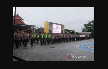 Cegah Pelanggaran Katibmas, Petugas Gabungan Perketat Patroli Titik Rawan Kriminalitas di Lamsel saat Ramadhan