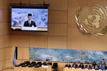 Menlu Sugiono Paparkan Program MBG di Sidang Ke-61 Dewan HAM PBB