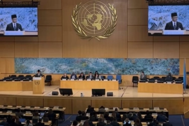 Menlu Sugiono Serukan Penghentian Kekerasan di Palestina saat Pimpin Sidang ke-61 Dewan HAM PBB