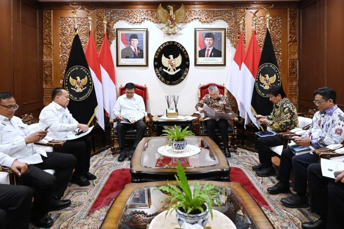 Bertemu Menkopolkam, Menhub Bahas Keamanan dan Antisipasi Titik Rawan pada Angkutan Lebaran 2026