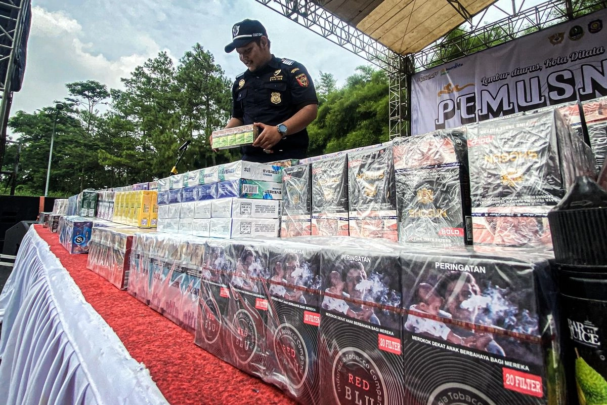 Makin Banyak, Kemenkeu Tindak 249 juta Batang Rokok Ilegal di Januari 2026