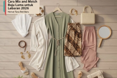 Cara Mix and Match Baju Lama untuk Lebaran 2026, Hemat Tanpa Beli Baru
