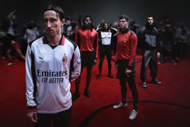 Padukan Warisan dan Budaya, AC Milan Rilis Kit Keempat Bareng PUMA x Slam Jam