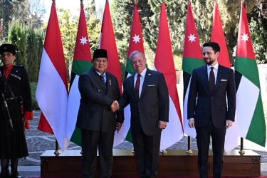 Prabowo Terima Apresiasi Raja Yordania atas Komitmen Solusi Dua Negara