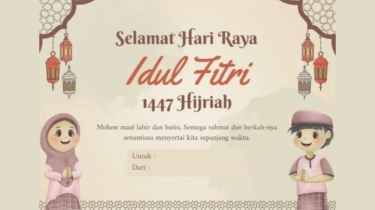 55 Kartu Ucapan Lebaran 2026 Aesthetic, Bisa Langsung Download Gratis dan Diedit Sesuka Hati