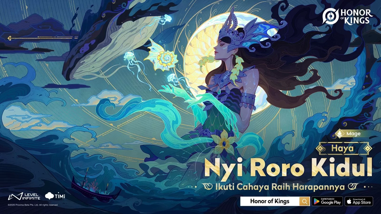 Usai Perayaan Spring Festival, Giliran Nyi Roro Kidul Hadir di Honor of Kings