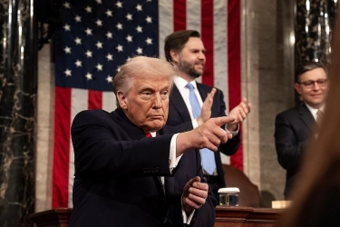 Diteriaki Anggota DPR saat Pidato Kenegaraan, Trump Ngamuk