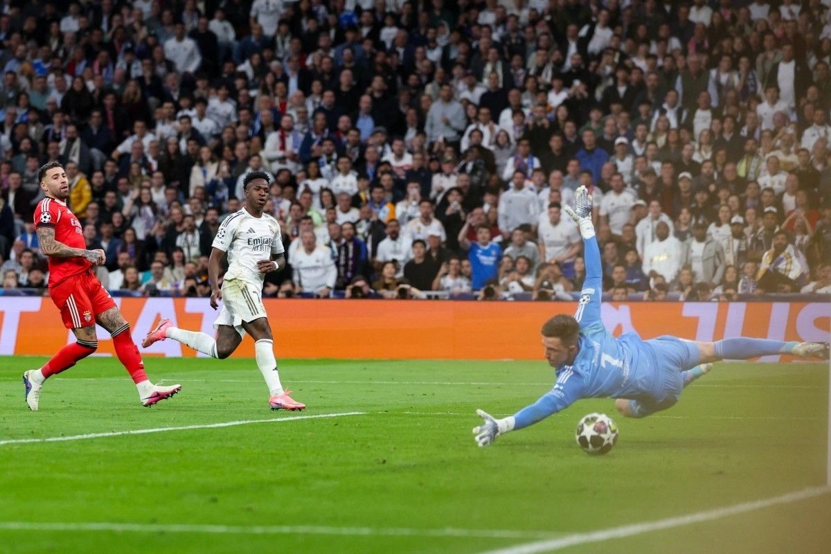 Hasil Real Madrid Vs Benfica 2-1: Vinicius Menari Lagi, Los Blancos Lolos 16 Besar