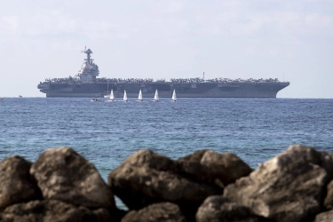 Kapal Induk USS Gerald R Ford Susul Armada AS Lainnya ke Dekat Iran, Teheran Dikepung