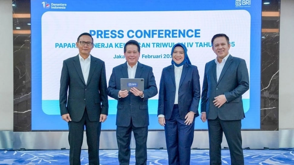 BRI Cetak Laba Rp57,13 Triliun di 2025, Kredit Tumbuh 12,3% dan NPL 3,07%