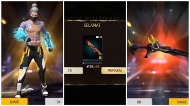 67 Kode Redeem FF Terbaru Aktif 26 Februari: Sikat Skin Trogon dan Mythos Fist