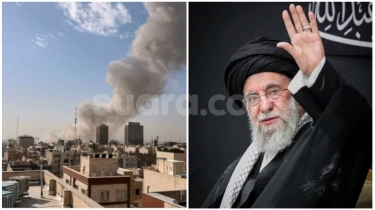 Israel Bombardir Kantornya di Teheran, Keberadaan Imam Ali Khamenei Masih Misterius