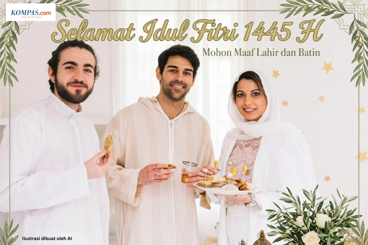 20 Prompt AI untuk Bikin Ucapan Idul Fitri dengan Foto Keluarga
