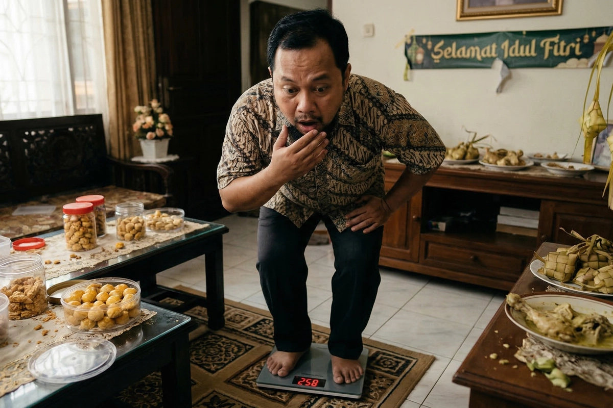 Makan Banyak Saat Lebaran Bikin Berat Badan Naik? Ini Kata Ahli Gizi