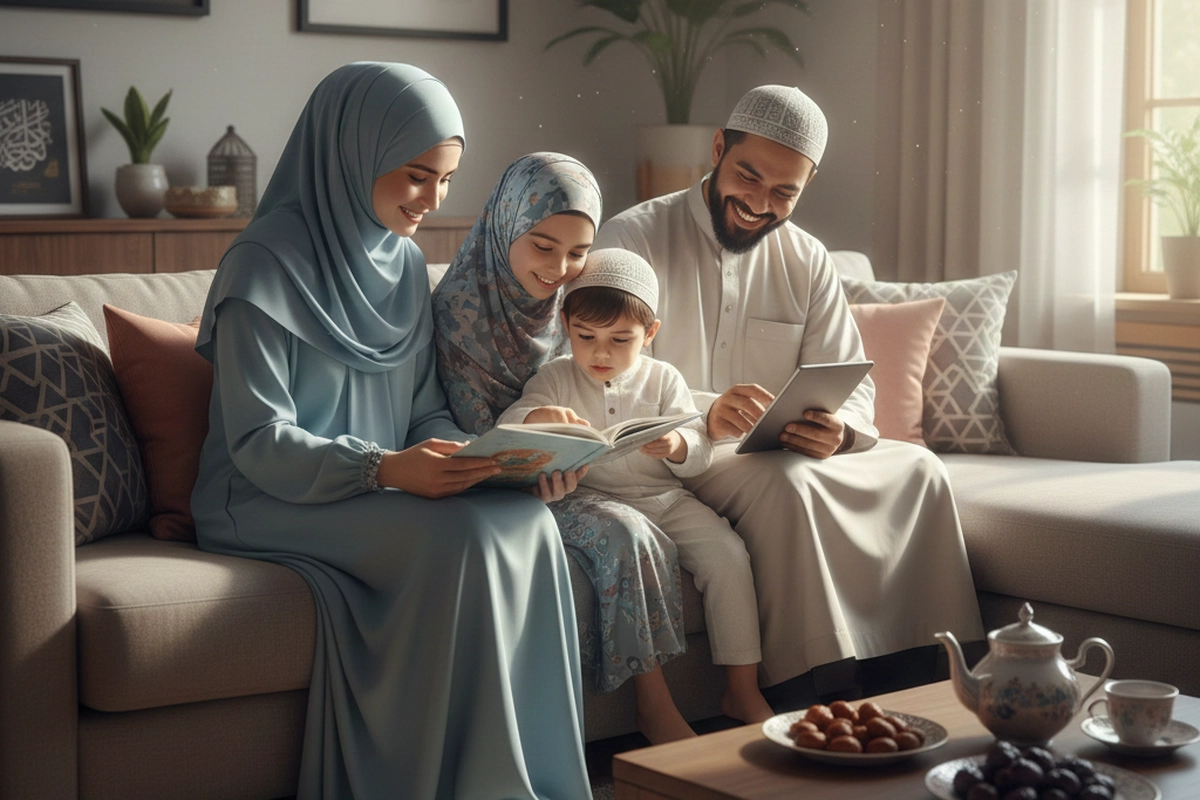 Trik Tampil Serasi dengan Keluarga saat Lebaran Tanpa Baju Kembaran