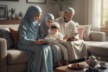 Trik Tampil Serasi dengan Keluarga saat Lebaran Tanpa Baju Kembaran