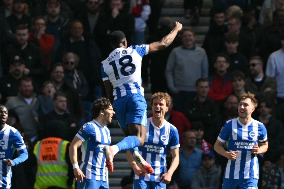 Hasil Brighton Vs Liverpool 1-2: Dwigol Welbeck, The Reds Tumbang