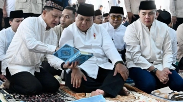 Kasatgas Tito Bersama Presiden Laksanakan Salat Idulfitri di Kabupaten Aceh Tamiang
