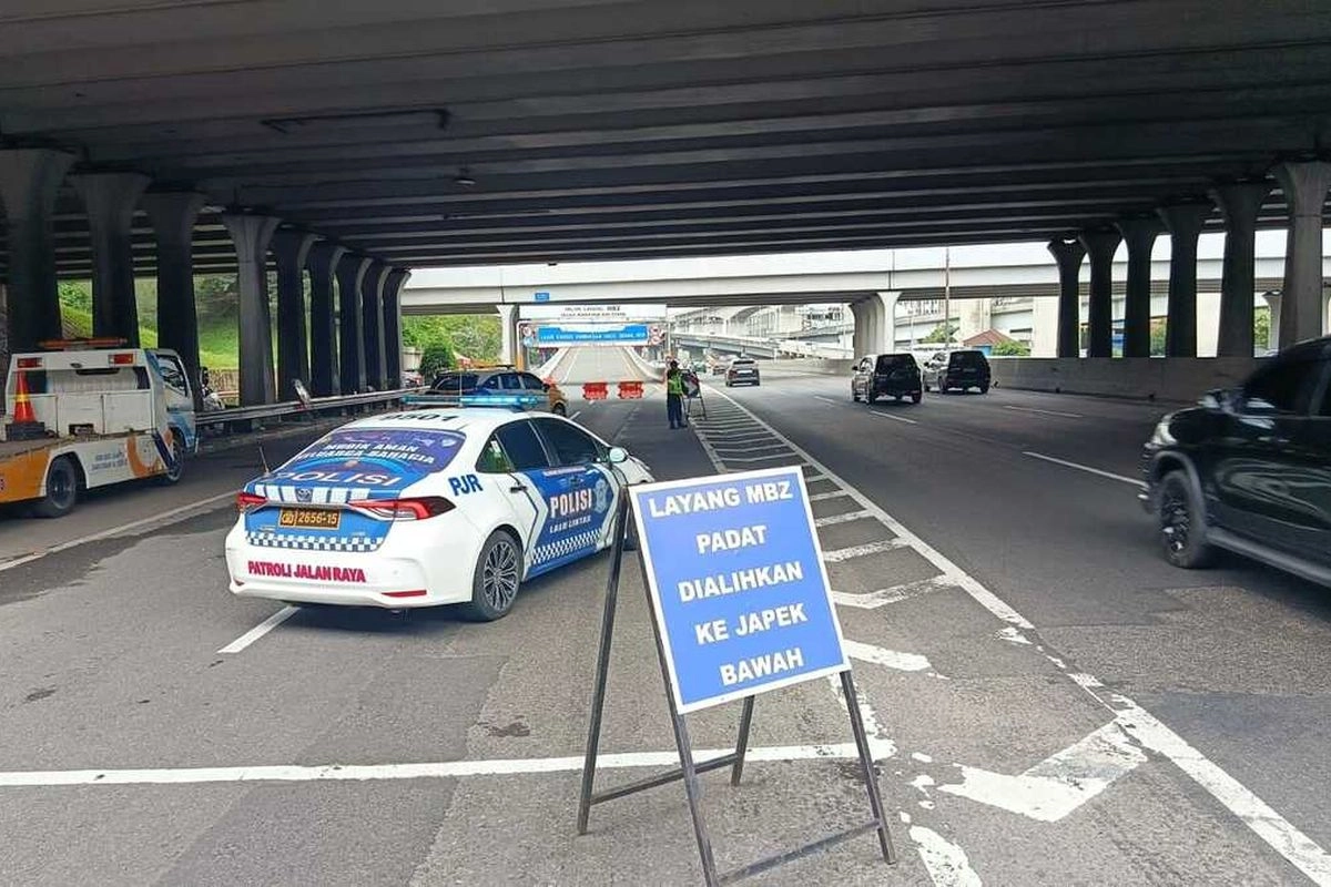 Jasamarga Berlakukan Buka Tutup Akses Masuk Jalan Layang MBZ Menuju Cikampek