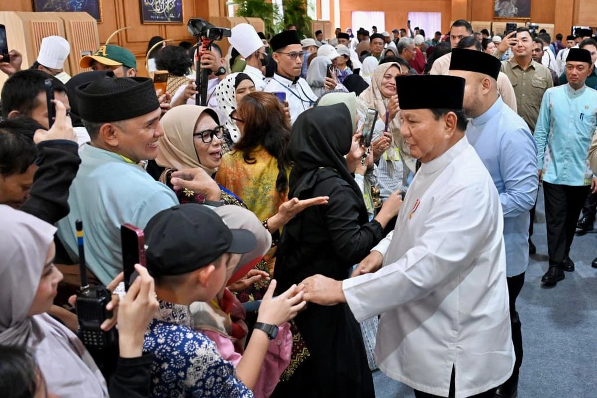 Suasana Hangat Halalbihalal di Istana, Warga hingga Mantan Presiden Hadir