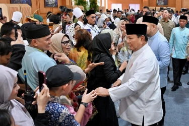 Suasana Hangat Halalbihalal di Istana, Warga hingga Mantan Presiden Hadir