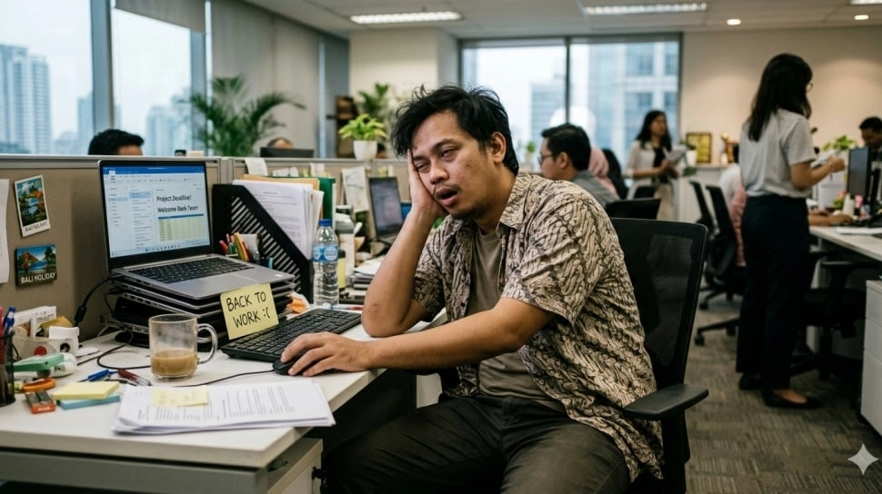 7 Cara Jitu Hadapi Post-Holiday Blues bagi Karyawan setelah Mudik Lebaran