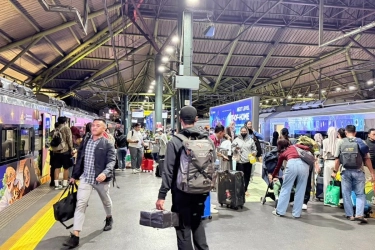 Okupansi Tembus 150,7 Persen, Kereta Jadi Andalan Arus Balik