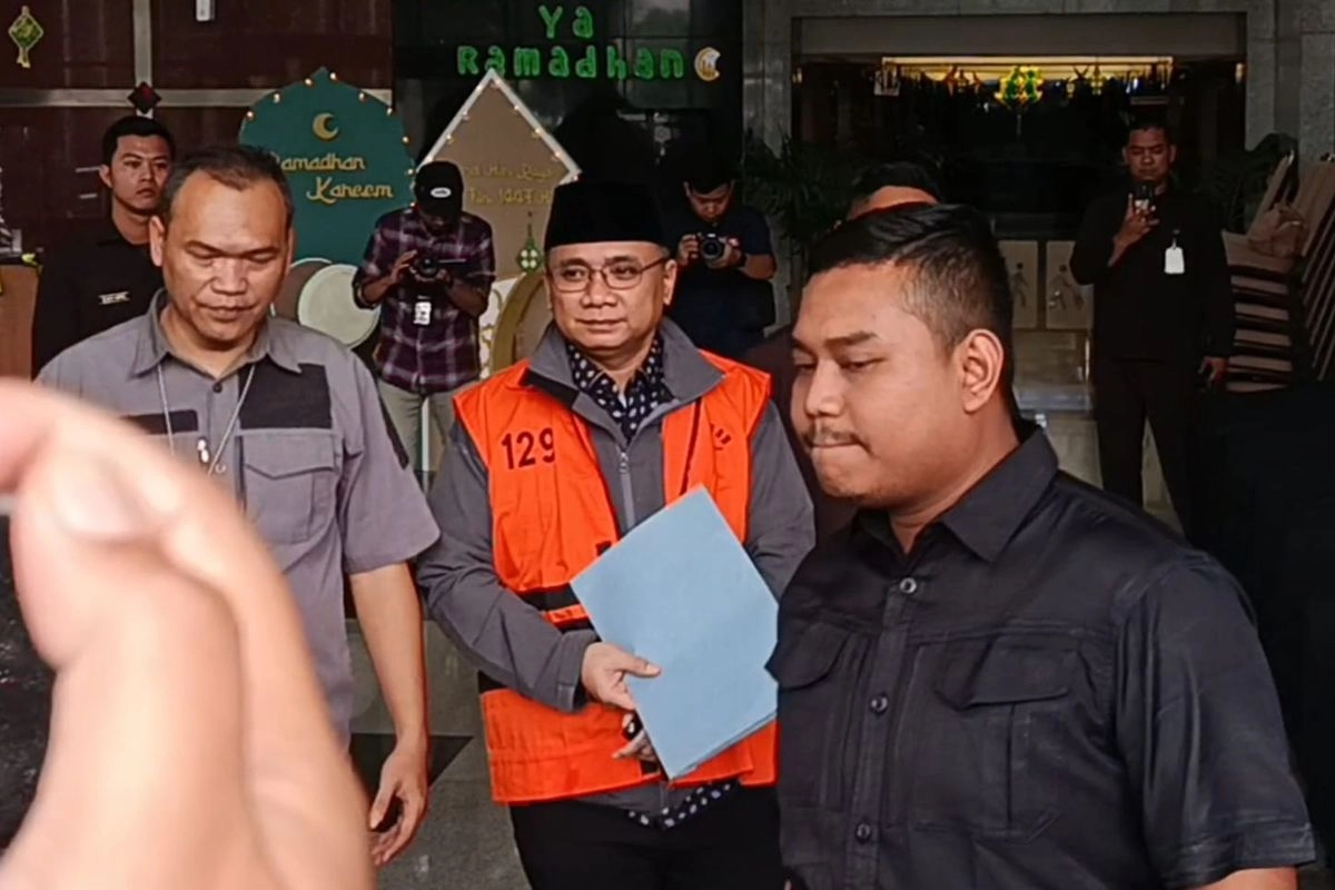 Senyum Yaqut Saat Jadi Tahanan Rutan KPK Lagi
