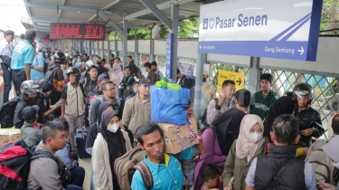 Arus Balik Mulai Padat, Jumlah Penumpang Kereta ke Jakarta Lampaui Keberangkatan