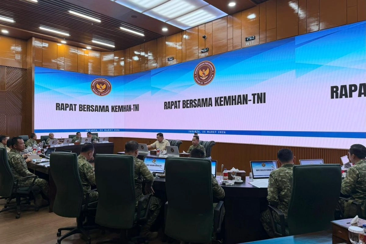 Tindak Lanjuti Wawancara Prabowo, Kemhan-TNI Gelar Rakor Bahas Penegakan Hukum