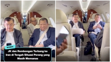 Bukan ke Iran! Jubir Bongkar Agenda Asli JK di Tengah Video Viral Dalam Pesawat