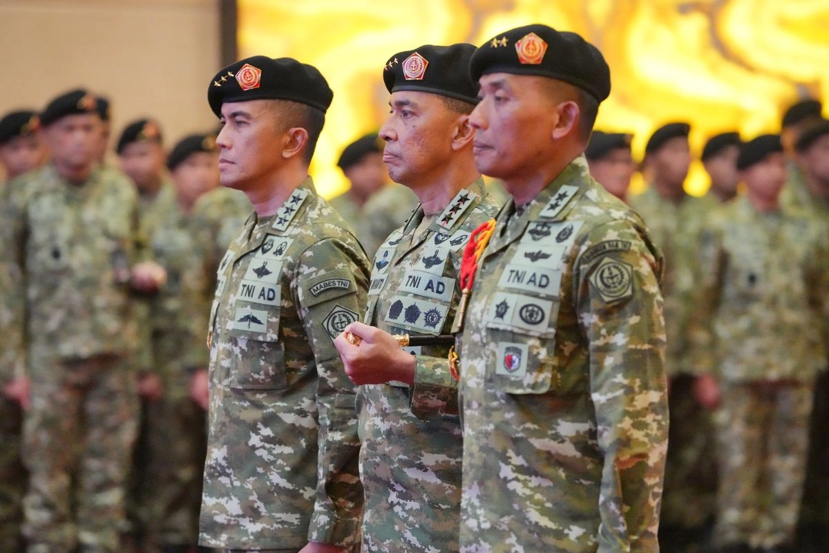 Panglima Lantik Jabatan Strategis di TNI: Kaster, Pangkogabwilhan III, dan Orjen